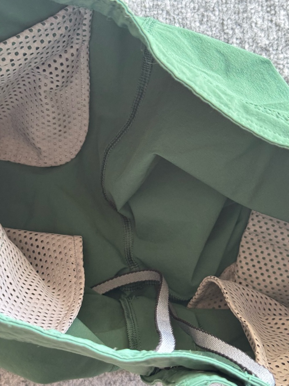 Mack Weldon Stretch Active Mens Shorts Hunter Green Zip POckets SMALL - Picture 8 of 11